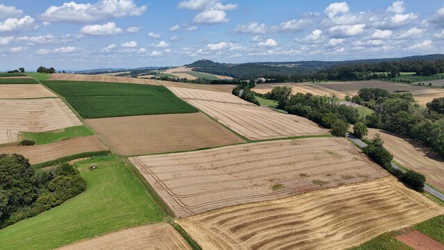 Felder im vorderen Odenwald