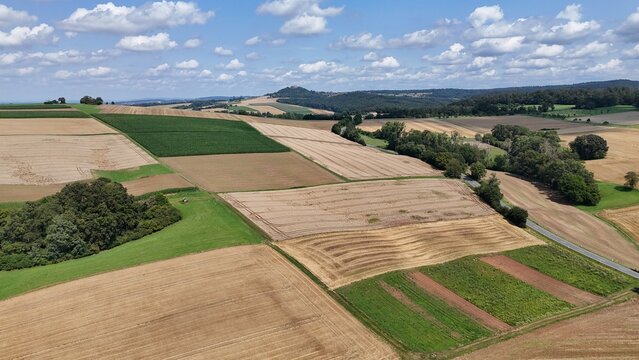 Felder im vorderen Odenwald