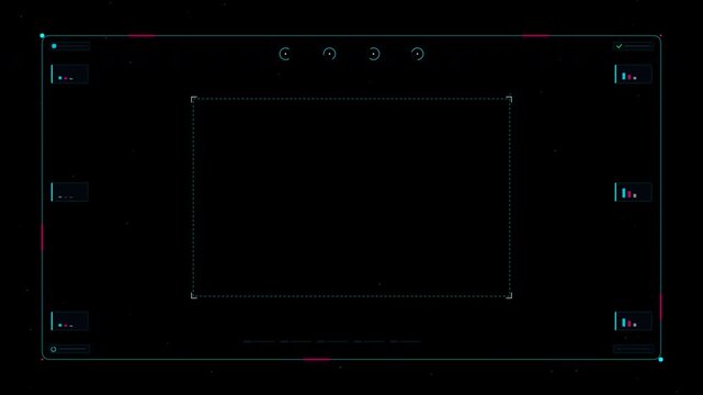 Dynamic motion of a digital camera viewfinder capturing intricate technical schematics in motion.