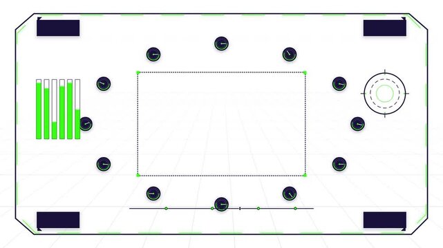 Motion of a Billiard Table with Moving Balls and Dynamic Puck in Action.