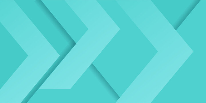 Bright colorful abstract geometric background with green turquoise gradient color combination. Simple arrow pattern color lines on background. vektor eps 10