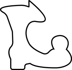 Clown Shoes Vector Icon, Whimsical Footwear , Fun Character Boots, performing tricks with balloons unicycles and juggling props, Circus discipline icons depicting aerial and acrobatic acts design © Rabia