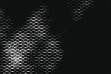 Halftone camouflage pattern with high-contrast black-and-white pixelation © Solaiman77