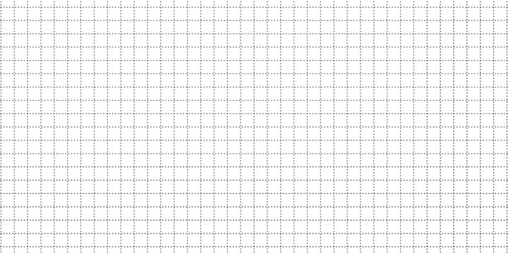 Graph paper sheet with black lines and grid square box. Checkered and ruled blank school notebook page on isolated background. Vector illustration.