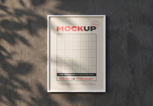 Ceramic Tile Garden Decoration Mockup