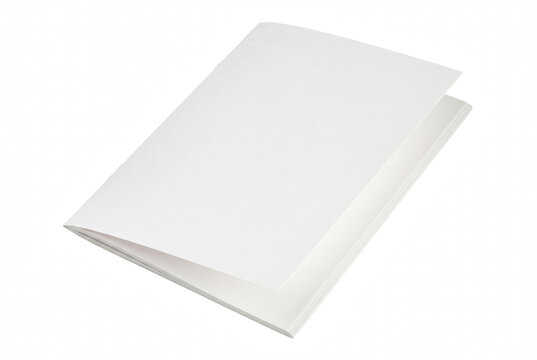Blank White Brochure Mockup With Multiple Pages