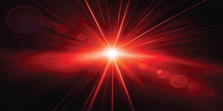 Intense red light burst with powerful radiating beams starburst explosion abstract background dramatic contrast wallpaper intensity brilliance radiance electric