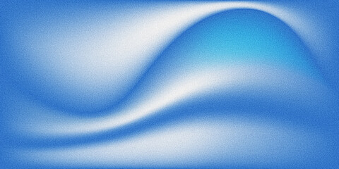 Obraz premium Soft azure blue silk abstract gradient background with elegant grain texture for luxury branding, website header, presentation or digital wallpaper design