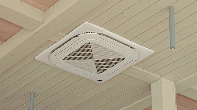 Large ceiling mounted air conditioner unit commercial