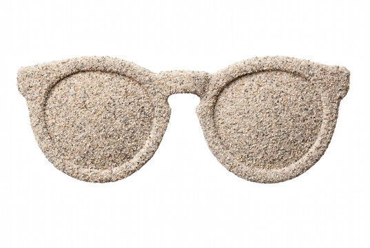 Sculpted Sand Shaped Like Elegant Eyewear