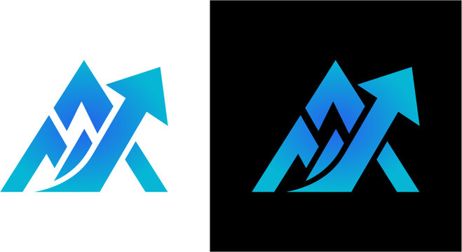 Abstract Geometric Hexagon Monogram Logo Vector Design
