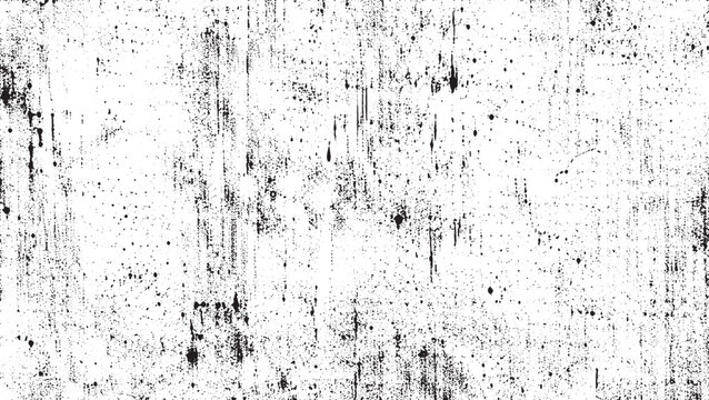 Grunge Distressed Texture Background Vector Vintage Rough Overlay Isolated on White Background Transparent Background