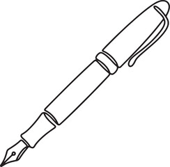 Obraz premium Black and white line of a paperclip chain