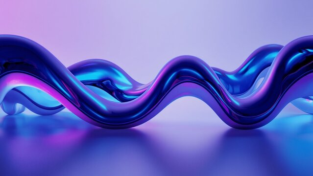 Abstract Silver Fluid Motion Texture Background