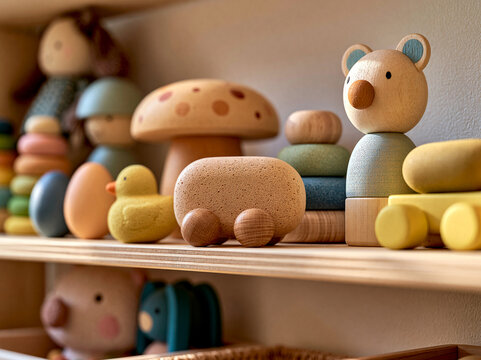 Eco-Friendly Wooden Toys for Child Development and Imaginative Play: Montessori Inspired Nursery Decor and Playful, Colorful Playsets
