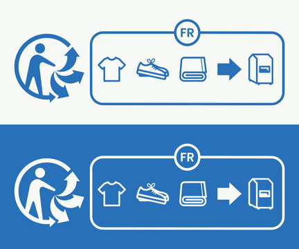 Triman France Textile Electronics Recycling Icon