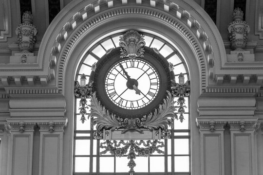 Ornate Train Station Clock
