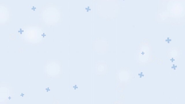 Motion of Small Stars Falling Against Light Blue Background for Decorative and Artistic Use.