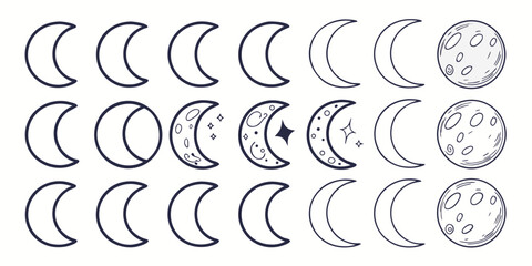Black and white cartoon snail line snail shell spiral pattern © Mamun