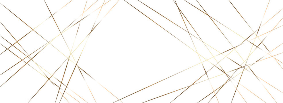 Abstract Bronze Geometric Line Background on White Minimal Surface. Elegant Brown and Gold Intersecting Lines Abstract Background Design.