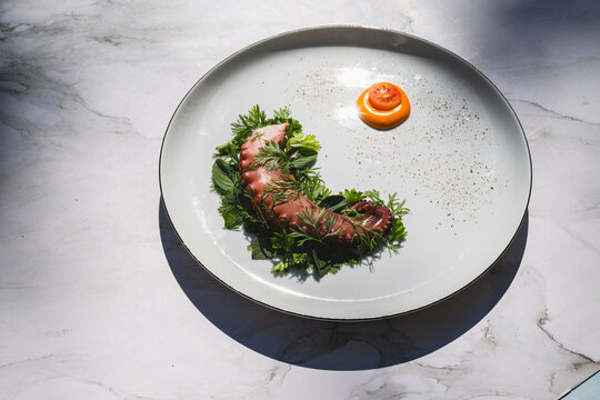 Grilled octopus