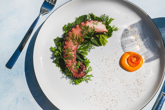 Grilled octopus