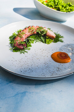 Grilled octopus