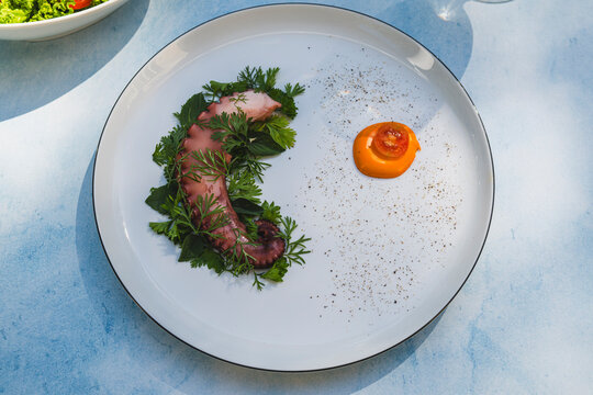Grilled octopus