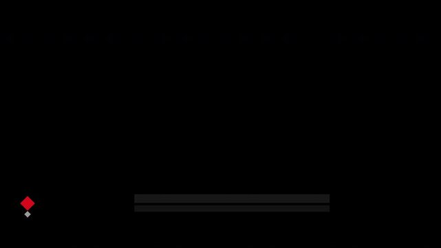 Lower Third Diamond Shape Animation 4K | Luxury Brand Name Title Graphic Motion Template Dark Background