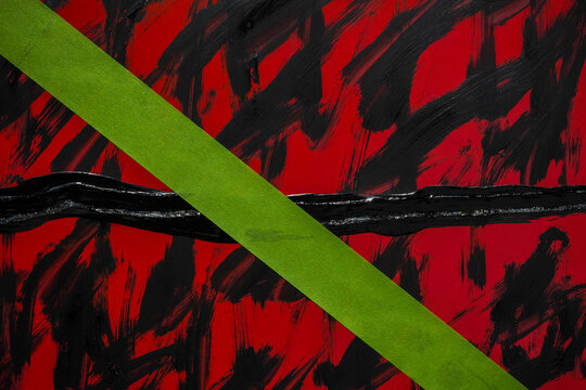 Red Torn Paper Background with Realistic Ripped Edge Texture