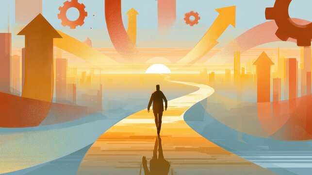 Camino hacia el futuro: visualizaci&Atilde;&sup3;n de oportunidades que se abren
