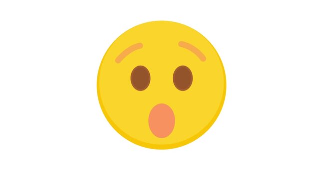 Hushed Face Animated Expression Loop