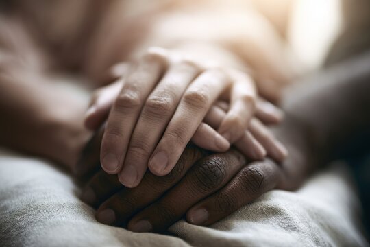 Amor y cercan&Atilde;&shy;a: manos unidas entre parejas en un gesto de uni&Atilde;&sup3;n
