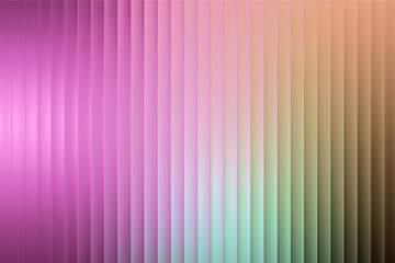 Fototapeta premium Abstract fractal glass texture with vibrant light refraction. Ribbed translucent surface for modern design and digital art backgrounds.