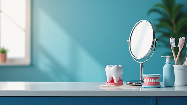 Professional Dental Care and Oral Health Website Banner