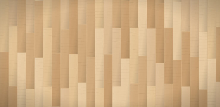 Vertical light brown wood panel wall with alternating planks and soft shadow lines.