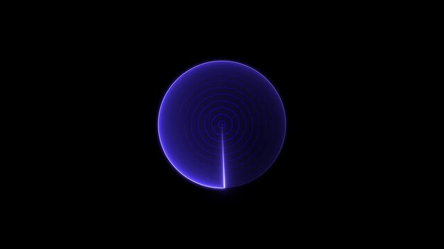 Radar Scanning Navigation. glowing neon golden color radar technology animation icon t background,  and green colour rader animation.