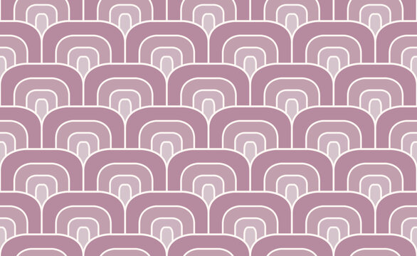 Art deco geometric seamless pattern. Abstract decorative vector illustration.