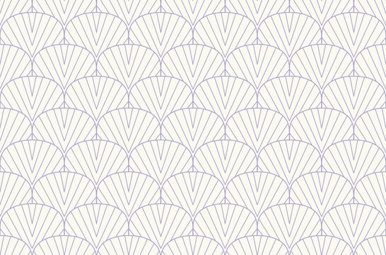 Seamless art deco abstract pattern. Geometric modern background. Vector illustration.