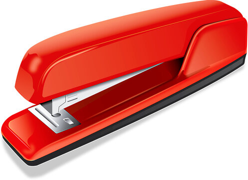 Office Stapler Transparent PNG File High Resolution - hand illustrated artwork