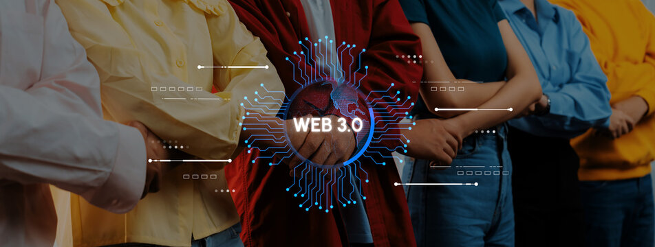 Diverse Group of Individuals Standing Together with Arms Crossed, Symbolizing Teamwork and Collaboration in the Era of Web 3.0 and Digital Innovation. Entropy.
