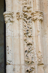 Architectural details of The Convent of San Francisco in Zamora city, Spain © SoniaBonet