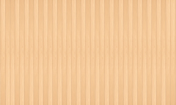 brown wooden parquet background. Vertical lines beige corrugated wall texture