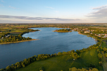 Rajgrodzkie Lake – a lake located in the Elk Lake District. Poland © Tomasz Warszewski