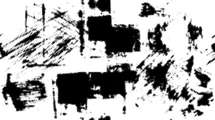 Obraz premium Black grunge halftone pattern vector design