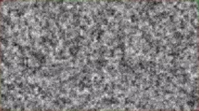 Digital TV static noise background. Analog television screen grain texture with white flicker.