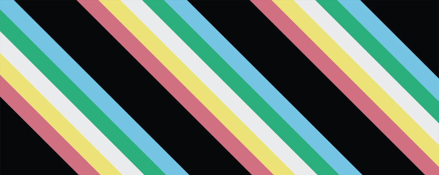 Disability pride flag. Color stripes representing a form of impairment