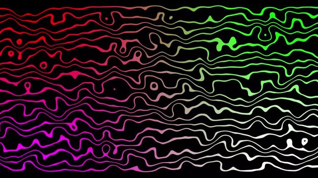 4K Abstract Topographic Background Geo Map Pattern 2d Animated Motion Graphic Video Footage 