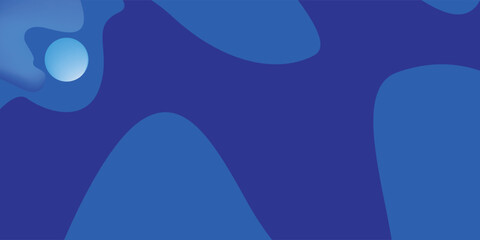 Background organic blob pattern background, blue and white camouflage style shapes with thin outline. EPS 10 © Barokah