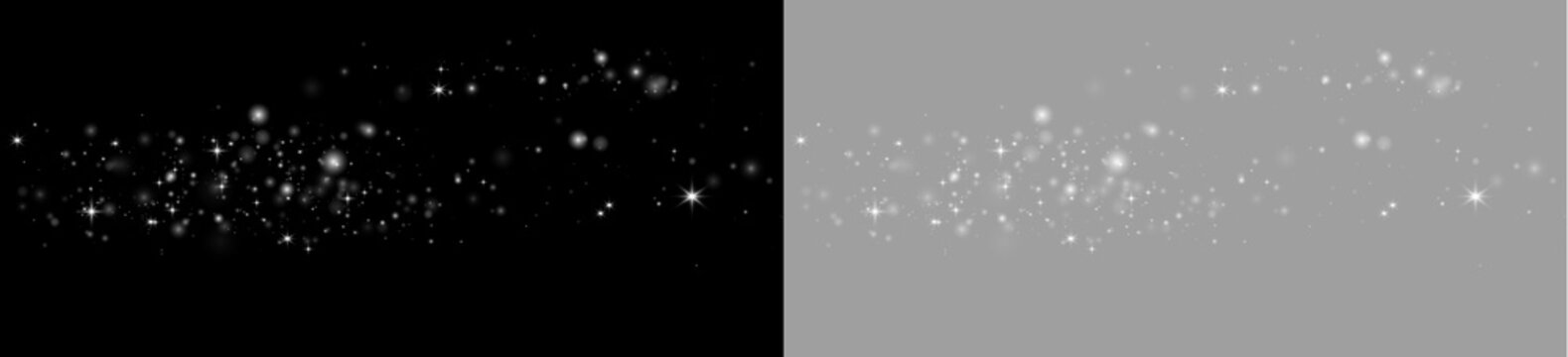 White radiant powder cloud with shimmering particles and transparent glowing overlay. png